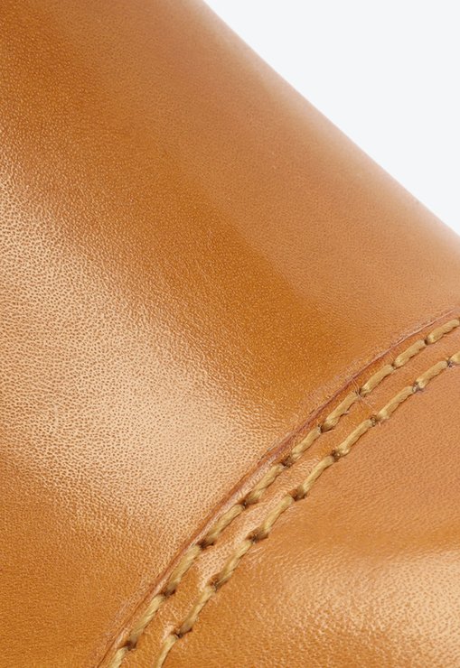 BOTA CARAMELO SCHUTZ CANO CURTO COURO