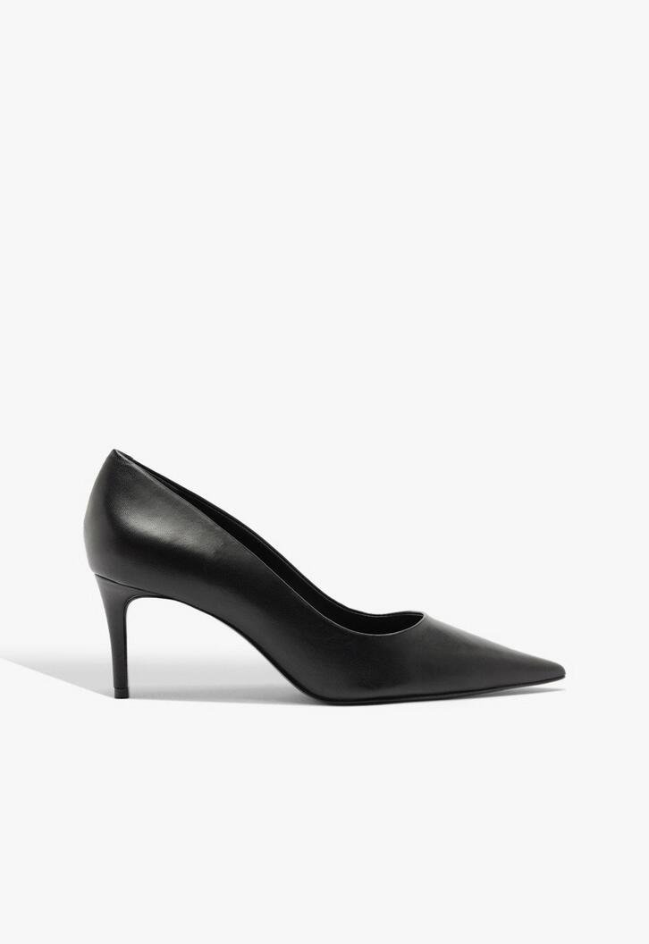 Scarpin Lena Couro Preto