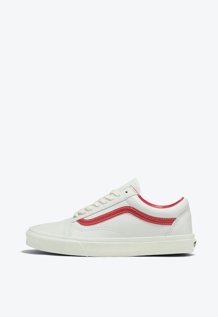 Tênis Old Skool Vintage Leather Blanc De Blanc Multi