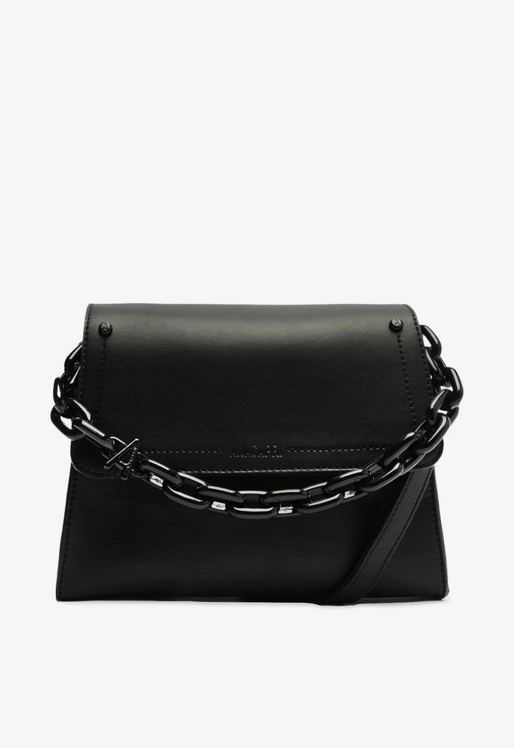 Bolsa Tiracolo Preta Anacapri Mônaco Média