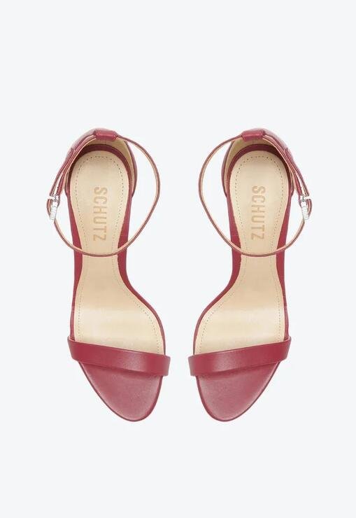 Sandalia gisele schutz vermelha new arrivals