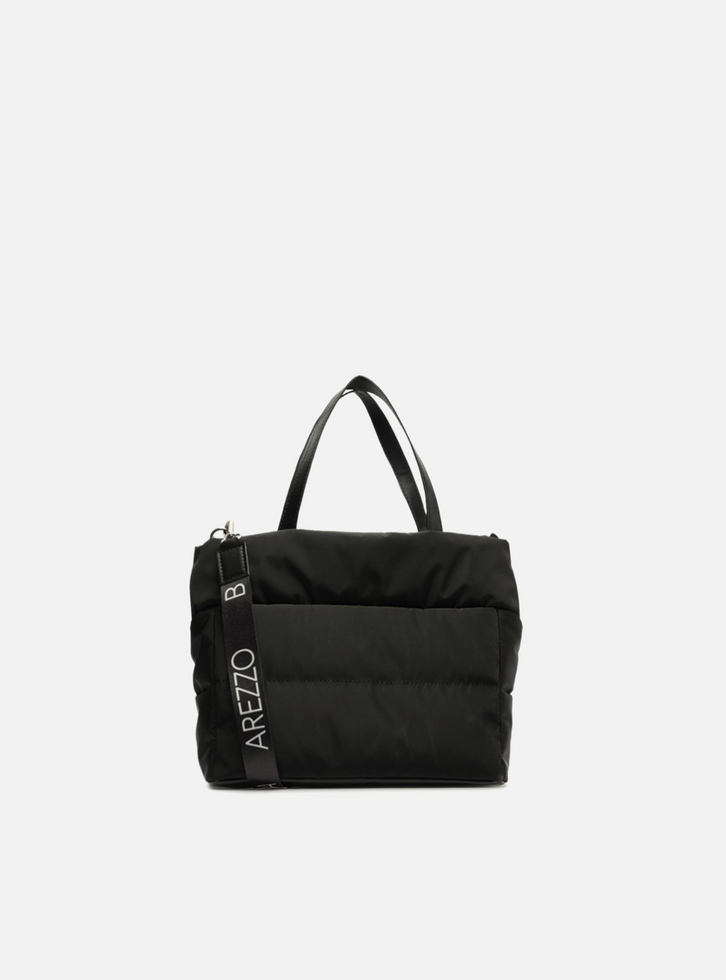 Bolsa Tiracolo Preta Nylon Gigi Pequena | ZZ MALL