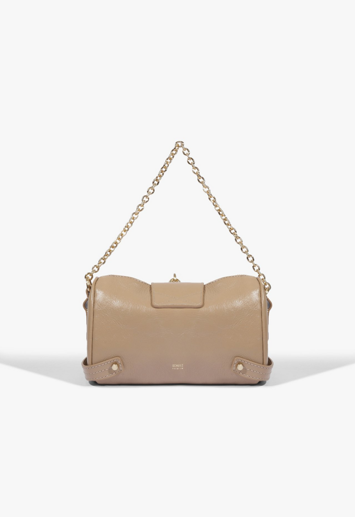 Bolsa Tiracolo The Secret Couro Bege | ZZ MALL
