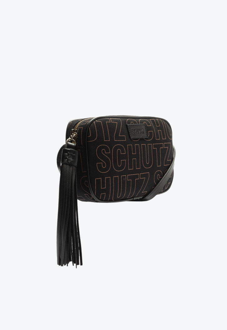 Bolsa Tiracolo Preta Schutz Pequena Guilhermina