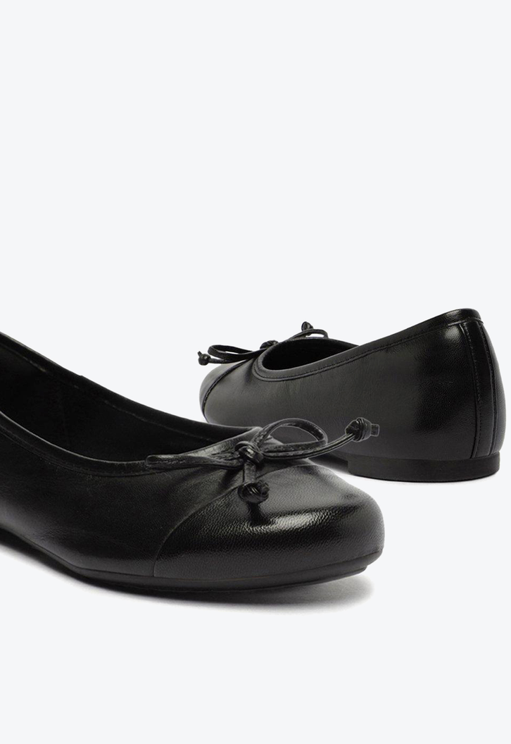 Sapatilha Infantil Preta Arezzo Bico Redondo Ballerina