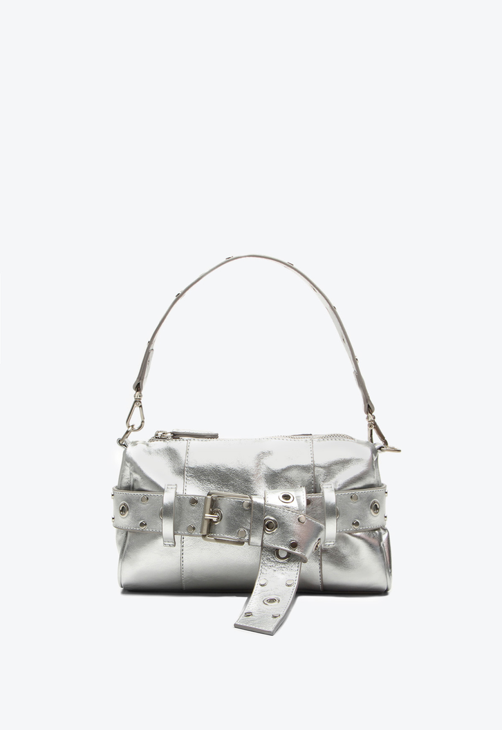 Bolsa Tiracolo Larissa Pequena Prata