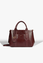 Bolsa Tote Tiracolo Tyla Couro Vermelha