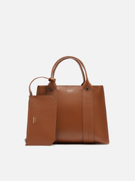 Bolsa Tote Marrom Média