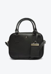 Bolsa Tote Preta Anacapri Pequena Bag Charm