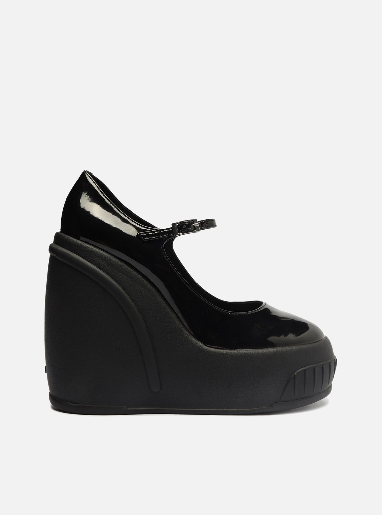 【人気沸騰】 Preto Plataforma Sapato Arezzo MALL ZZ | Bold Verniz Boneca サロペット・オーバーオール・オールインワン