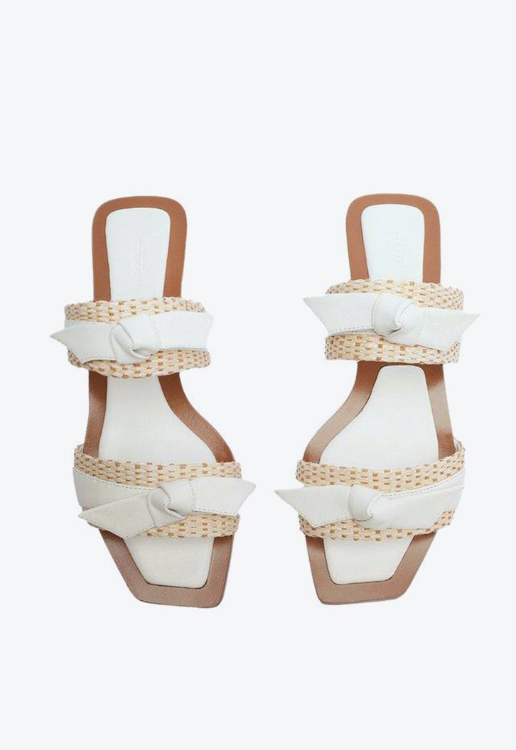 Clarita Padded Slide White