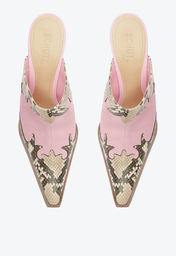 Sapato Mule Rosa Schutz Fechado Mariah West | ZZ MALL