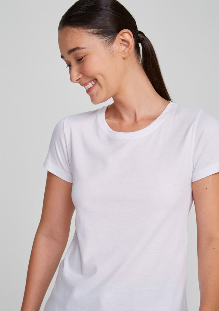 Kit Com 5 Camisetas Multicolorido Hering Femininas Slim Básicas