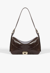 Bolsa Tiracolo Harlow Média Couro Preta | ZZ MALL