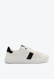 Tênis Branco E Preto Anacapri Pontilhado Basic