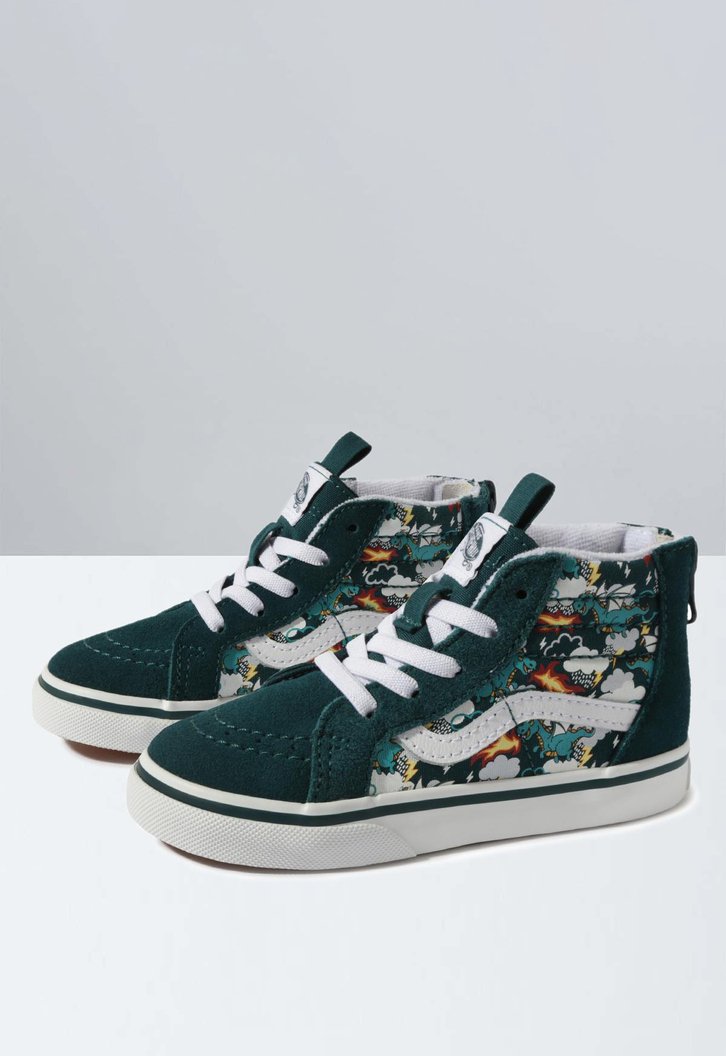 Tênis Vans Infantil Sk8-Hi Zip Mythical Uv Deep Teal