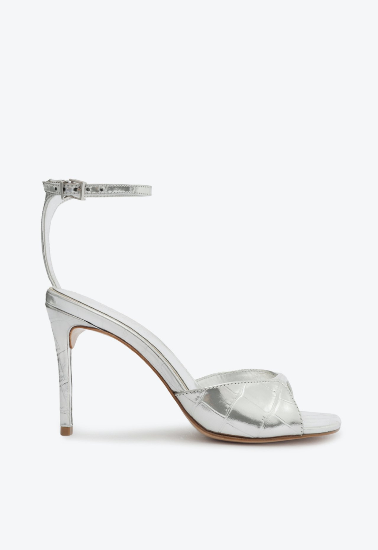 Sandália Prata Schutz Nora | ZZ MALL