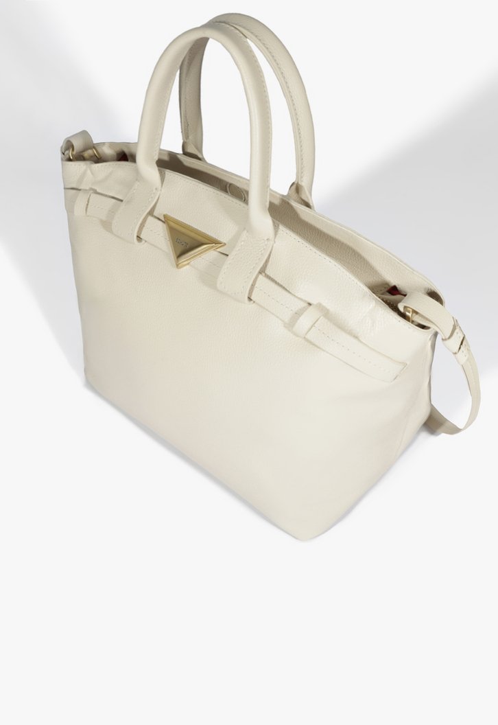 Bolsa Tote Branca Schutz Grande Malu Couro | ZZ MALL