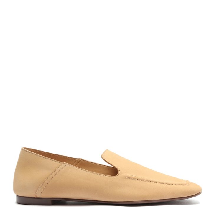 Sapato Mocassim Bege Schutz Camurça