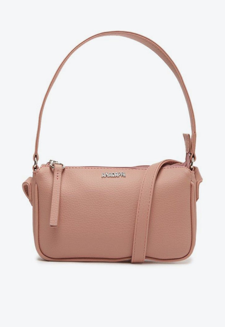 Bolsa Crossbody Nude Anacapri Baguete Básica Pequena
