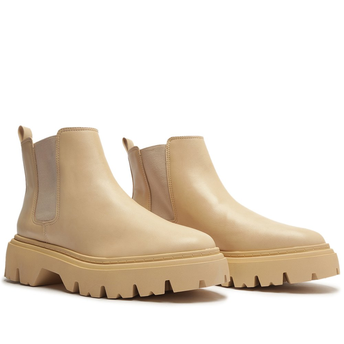 Bota Tratorada Cano Baixo Nude