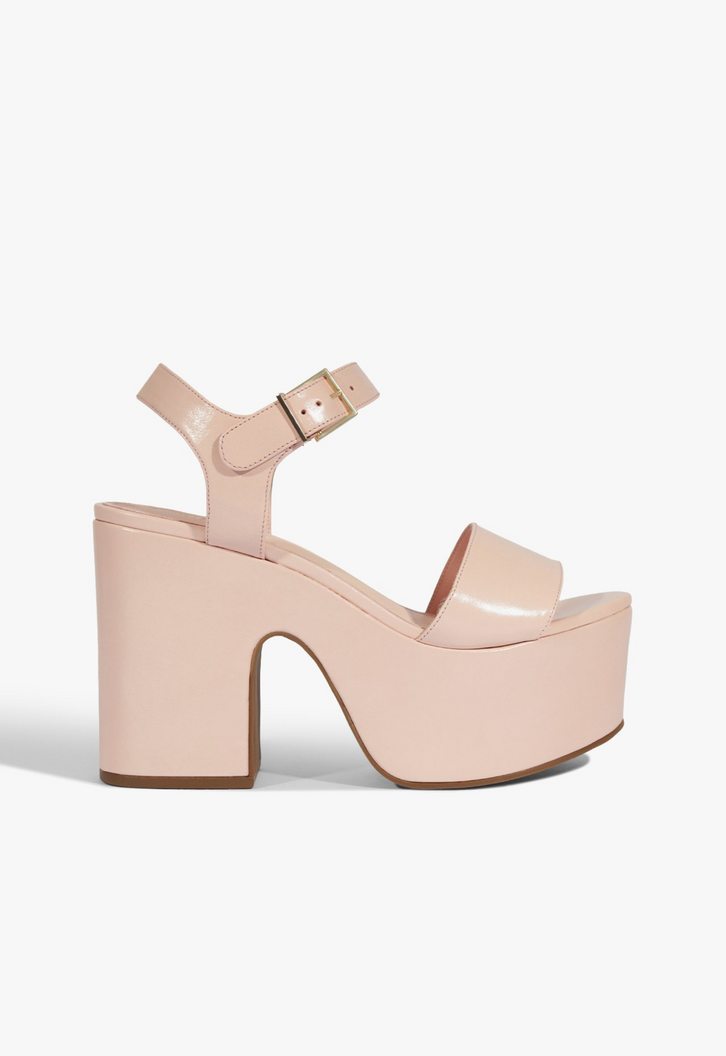 Sandália Tuke Couro Rosa