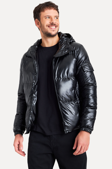 JAQUETA PRETA RESERVA ALPES PUFFER | ZZ MALL