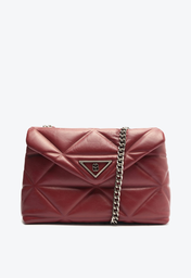 Bolsa Tiracolo Vermelha Schutz Grande Poppy Couro