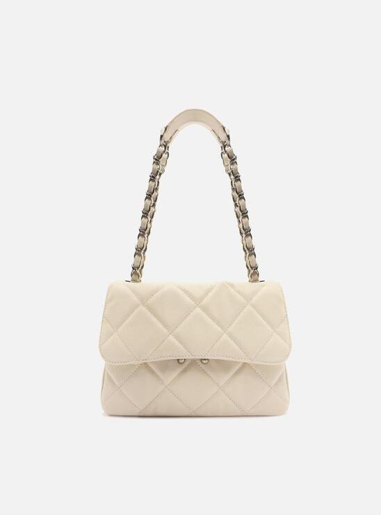 BOLSA TIRACOLO OFF-WHITE AREZZO COURO MIZZ MÉDIA