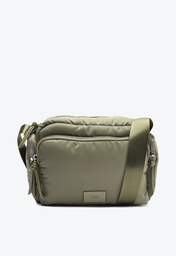 Bolsa Tiracolo Verde Arezzo Nylon Média Bolso