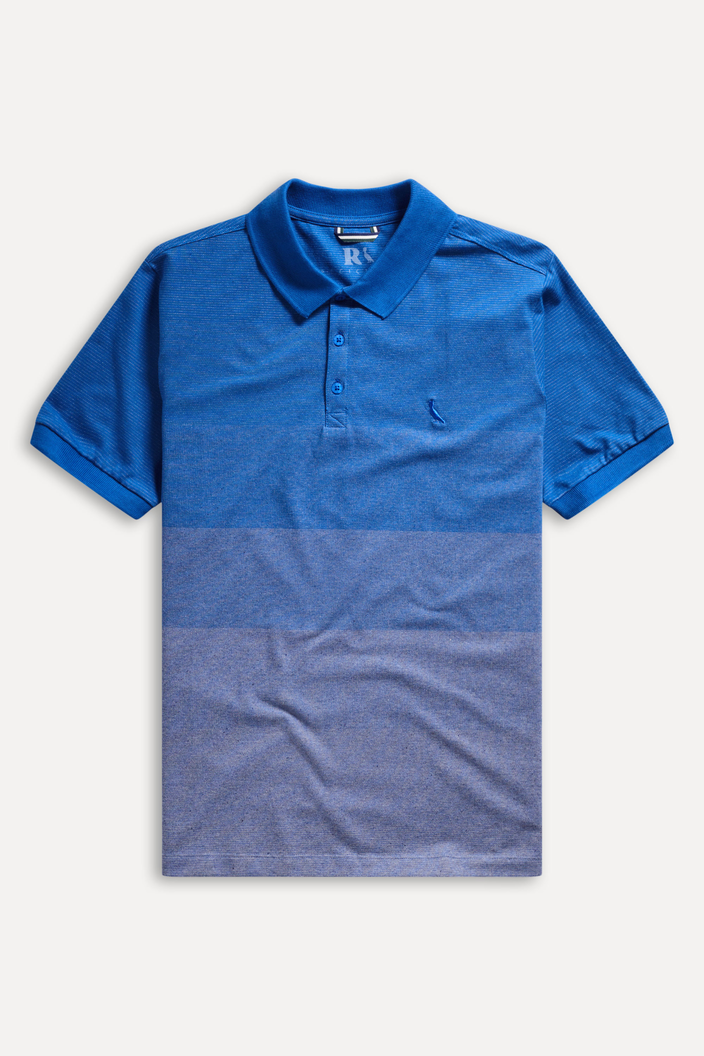 Camiseta Polo Azul Reserva Degrade Reciclado