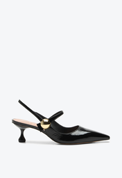 Slingback Preto Vicenza Taís