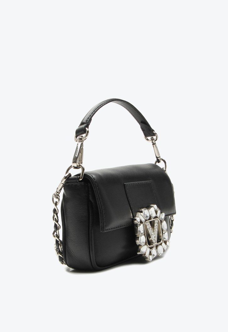 Bolsa Tiracolo Diamonds Pequena Preta