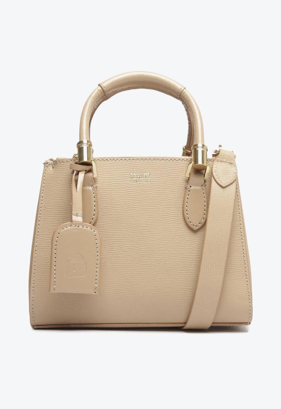 バッグ Min Bolsa Tote Mini Bege Schutz New Lorena Amendoa | ZZ MALL