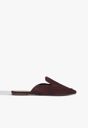 Sandália Mule Vinho Schutz Comfy Suede