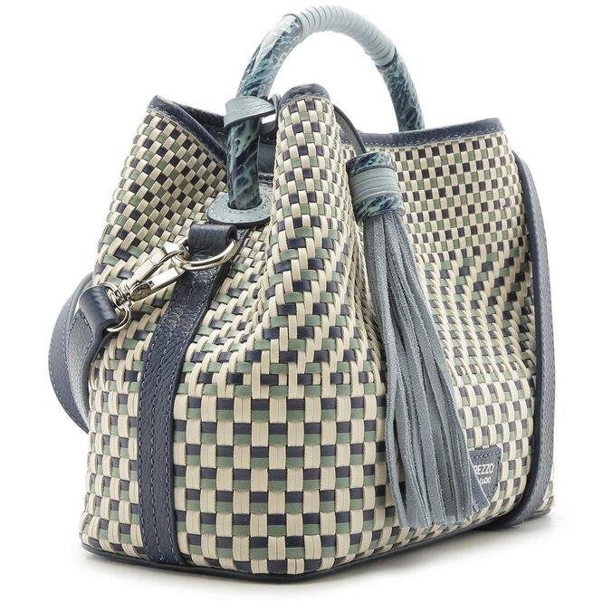 navy blue suede bolsa