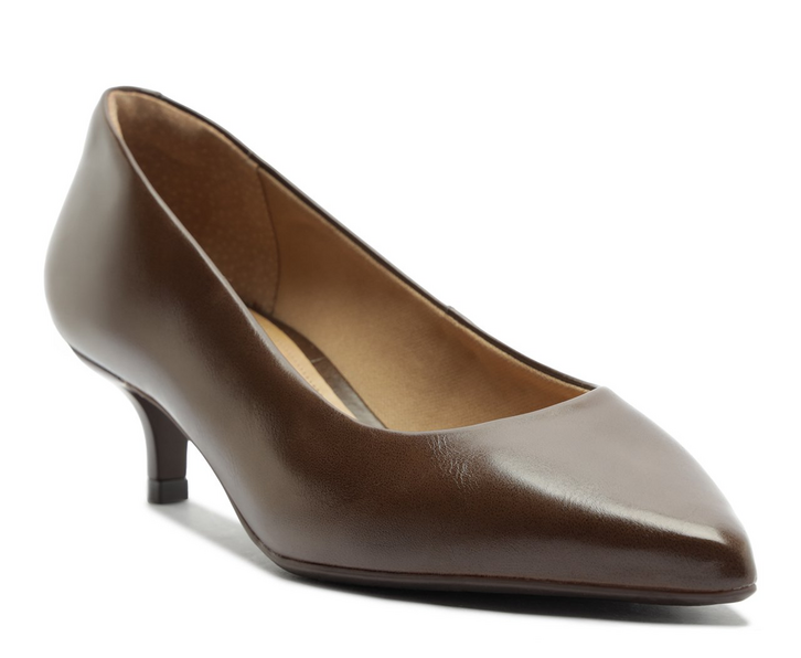 Scarpin Salto Fino Marrom