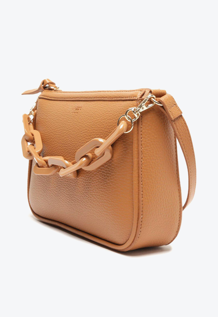 Bolsa Tiracolo Marrom Arezzo Iara Sport Pequena
