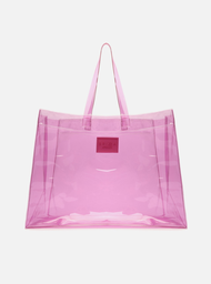 Bolsa Shopping Rosa Orquídea Vinil Liz Grande Brizza