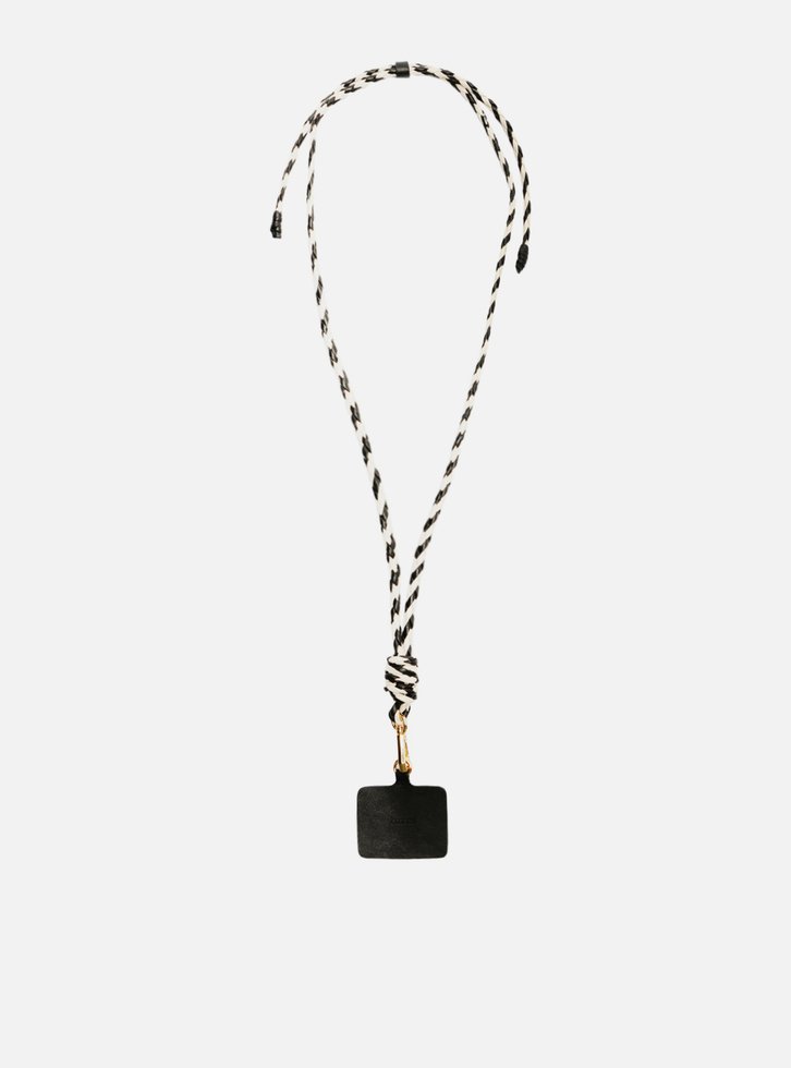Alça Celular Preto Arezzo Couro