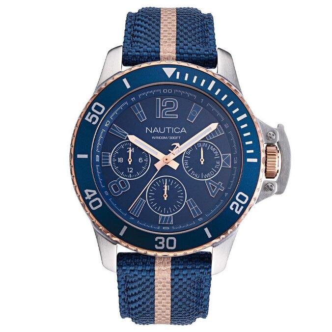 Relogio nautica azul Outlet