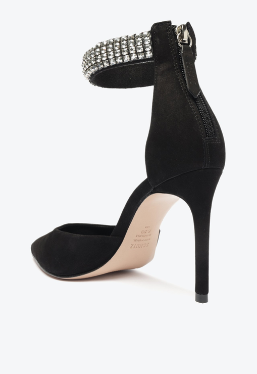 Scarpin shop preto tornozeleira