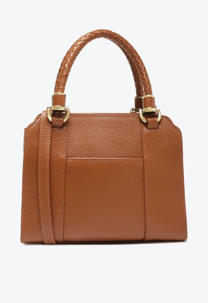 Bolsa Tote Marrom Arezzo Camel Couro Piazza Média