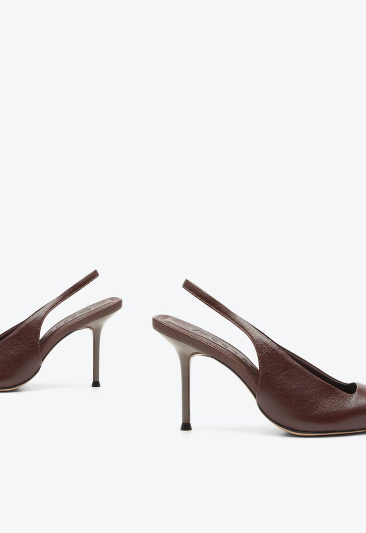 Slingback Yasmin Marrom