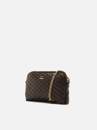 Bolsa Tiracolo Marrom Arezzo Pequena Matelassê