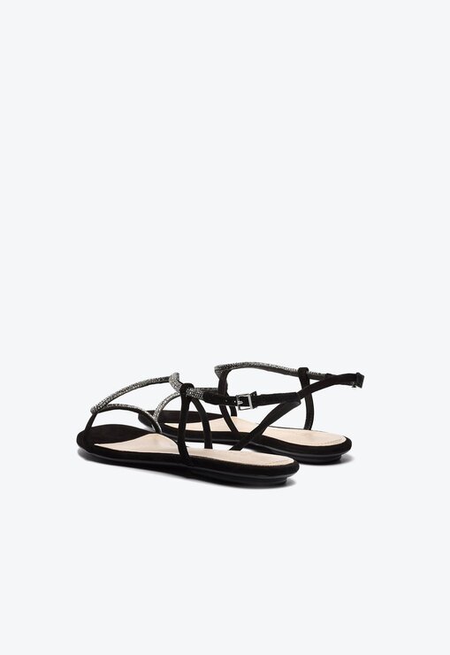 SANDÁLIA RASTEIRA PRETO SCHUTZ STUDS GLAM