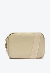 Bolsa Crossbody Nude Anacapri Alça Gorgurão Pequena