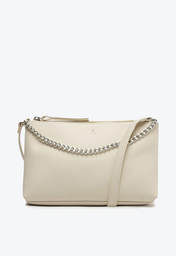 Bolsa Tiracolo Branca Anacapri Lisa Corrente Média