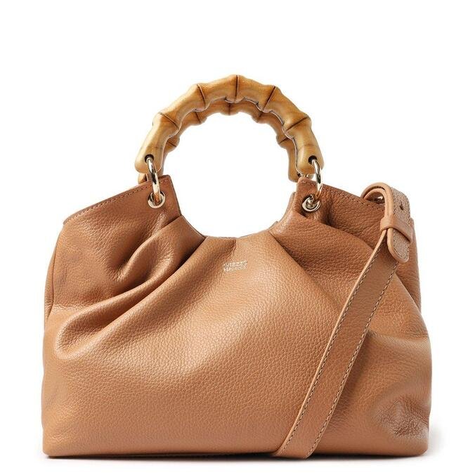 Bolsa Arezzo Tote Marrom Couro Lara Média | ZZ MALL