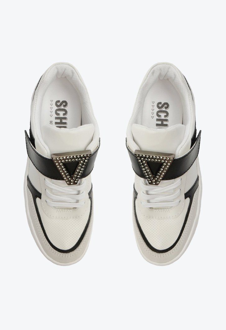 Tênis Preto Schutz Triangulo Couro | ZZ MALL